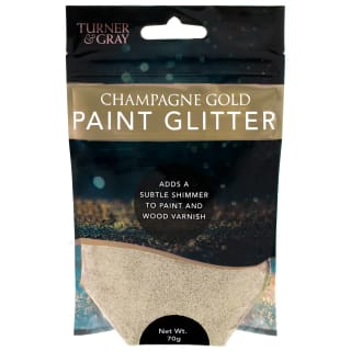 Turner & Gray Paint Glitter 70g - Champagne Gold