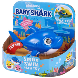 Zuru Baby Shark Sing & Swim Bath Toy - Blue
