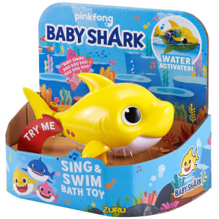 Zuru Baby Shark Sing & Swim Bath Toy - Yellow