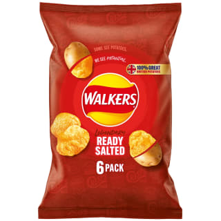Walkers Ready Salted Multipack 6pk