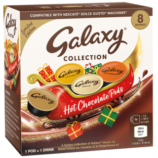 Galaxy Hot Chocolate Pod Selection 8pk