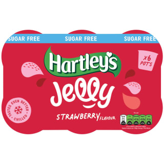 Hartley's Jelly Pots 6 x 115g - Strawberry