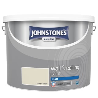 Johnstone's Paint Vinyl Matt Emulsion - Antique Cream 10L