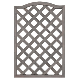 Curved Framed Diamond Trellis - Grey