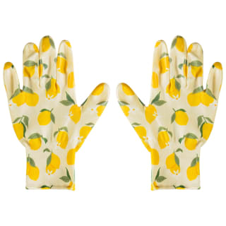 Fashion Nitrile Coated Garden Glove - Yellow Lemons