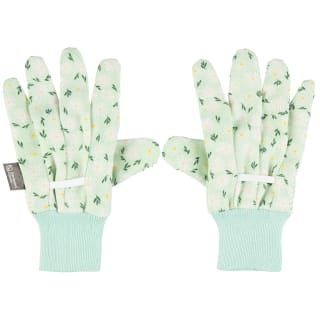 Easy Grip Gardening Gloves - Green Floral