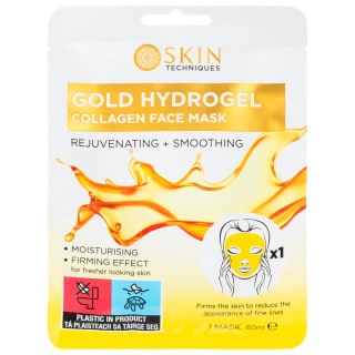 Skin Techniques Gold Hydrogel Collagen Face Mask