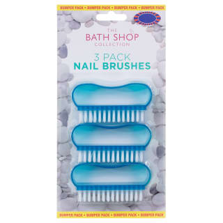 Nail Brushes 3pk - Blue