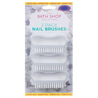 Nail Brushes 3pk - Clear
