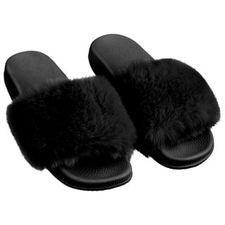 354675-ladies-fluffy-slider-black