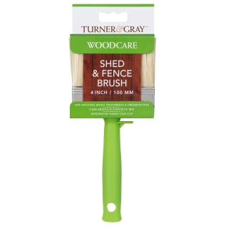 Turner & Gray Woodcare Shed & Fence Brush 4&quot;