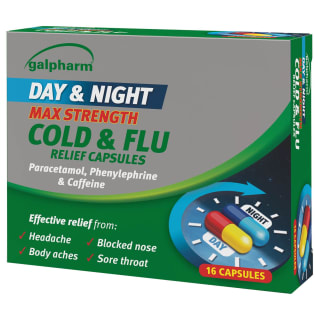 Galpharm Day & Night 16pk Cold & Flu Relief Capsules