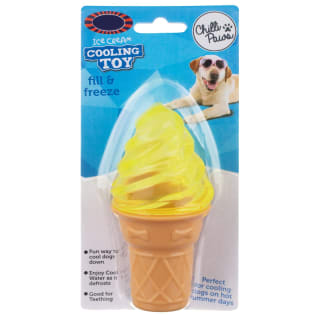 Ice Cream Dog Cooling Toy - Yellow