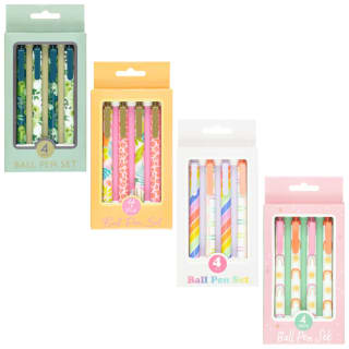 Fashion Ball Pens 4pk