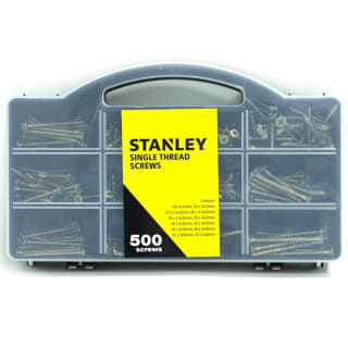 382839-355946-assorted-500pcs-yellow-zinc-plated-countersunk-single-thread-screws