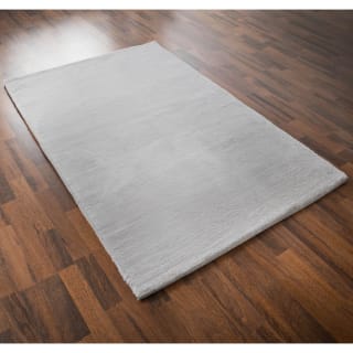 Aspen Large Faux Fur Rug - Silver