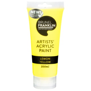 356878-brunel-franklin-artists-acrylic-paint-200ml-lemon-yellow