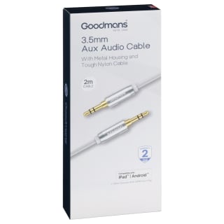 Goodmans Aux Cable 2m - Grey