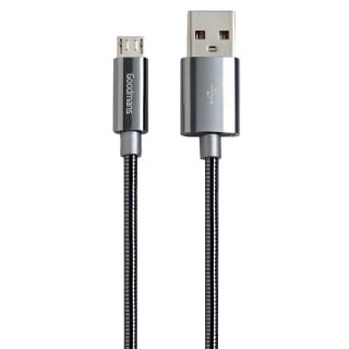 357007-goodmans-metal-micro-usb-charge-and-sync-cable-1m-grey