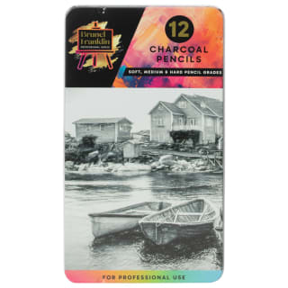 Brunel Franklin Drawing Pencils 12pk - Charcoal