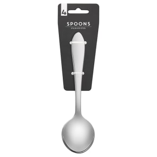 Stainless Steel Spoons 4pk