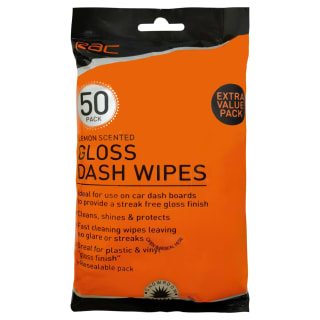 RAC Lemon Scented Gloss Dash Wipes 50pk