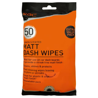 RAC Lemon Scented Matt Dash Wipes 50pk