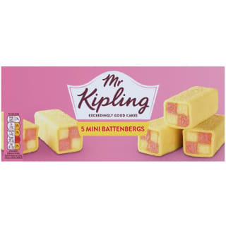 Mr Kipling Mini Battenberg Cakes 5pk
