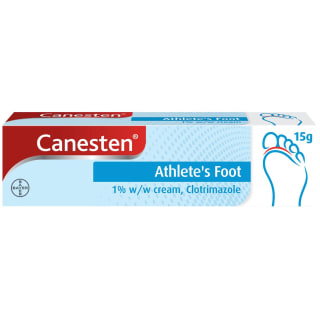 Canesten Dual Action Athlete's Foot Cream 15g