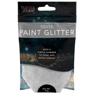 Turner & Gray Paint Glitter 70g - Silver