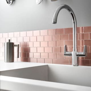 Hampton Copper Brick Mosaic Self Adhesive Wall Tile
