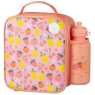 Lunch Bag with Bottle - Fruit design