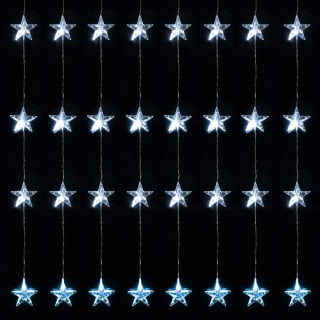 Star Curtain Ultra Bright LED Lights 24pk - Cool White