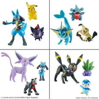 Pokémon Battle Figure Set 3pk - Assorted