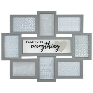 Multi Aperture Photo Frame 8pc - Family is Everything