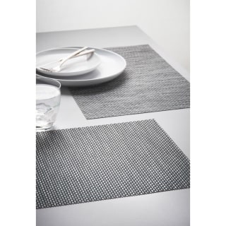 Metallic Woven Placemats - Charcoal 4pk