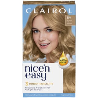 Clairol Nice'n Easy Creme Permanent Hair Dye - 8A Medium Ash Blonde