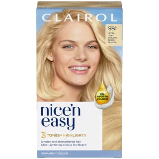 Clairol Nice'n Easy Creme Permanent Hair Dye - SB1 Ultra Light Natural Beach Blonde