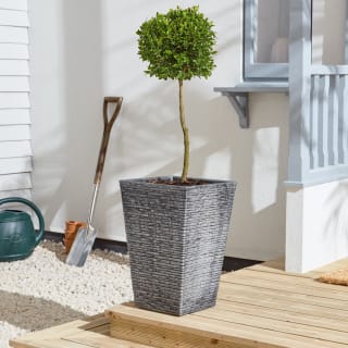 Square Planter - Slate Effect 45cm