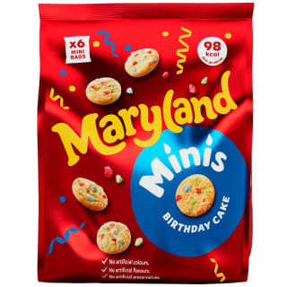 Mini Maryland Birthday Cookies 6pk