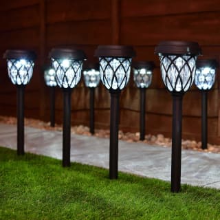 Solar Powered Windsor Post Lights 8pk