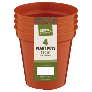 Terracotta Plant Pots 4pk