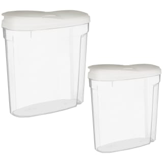 Cereal Storage Container Set 2pk - White