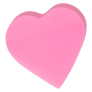 Sticky Notes Shapes 250pk - Heart