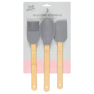 Betty Winters Silicone Utensils 3pk - Grey