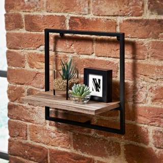 Tromso 1 Tier Shelf - Black
