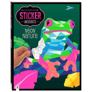 Kaleidoscope Sticker Mosaics - Neon Nature
