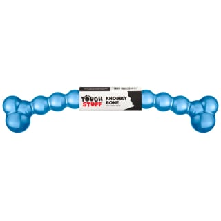 Tough Stuff Knobbly Bone Dog Toy - Blue
