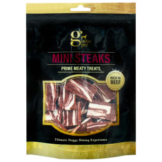 Gusto Mini Steaks Dog Treats 130g