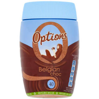 Options Belgian Hot Chocolate 395g
